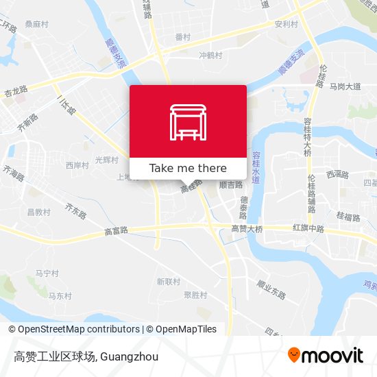 高赞工业区球场 map