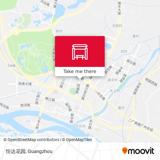 恒达花园 map