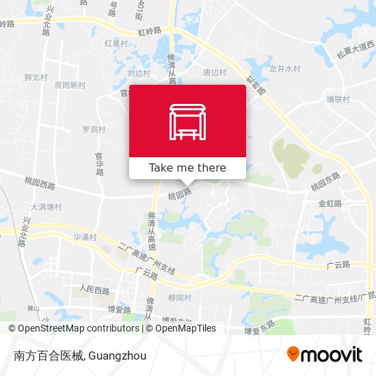 南方百合医械 map