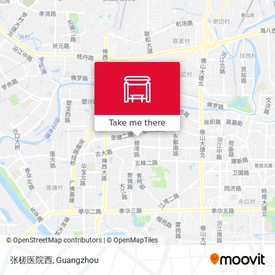 张槎医院西 map