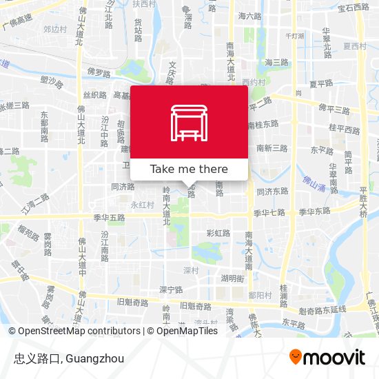 忠义路口 map