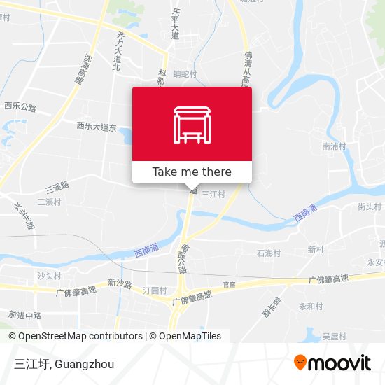三江圩 map