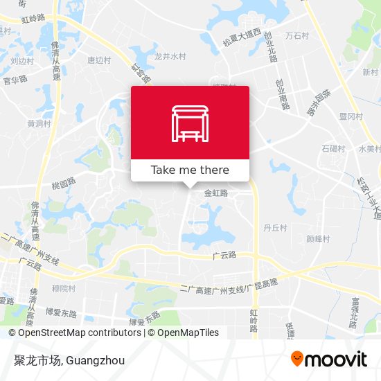 聚龙市场 map