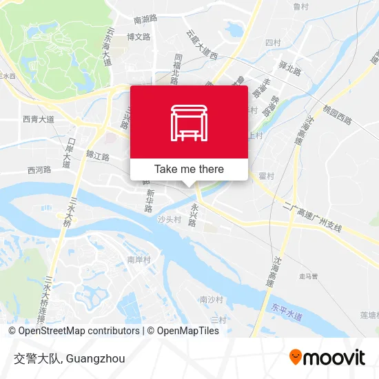 交警大队 map