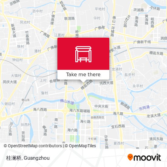 桂澜桥 map