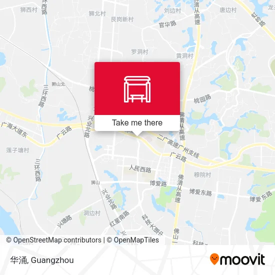 华涌 map
