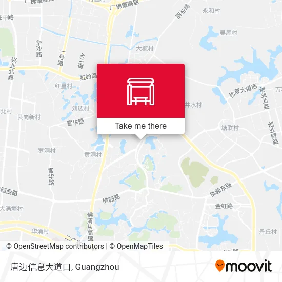唐边信息大道口 map