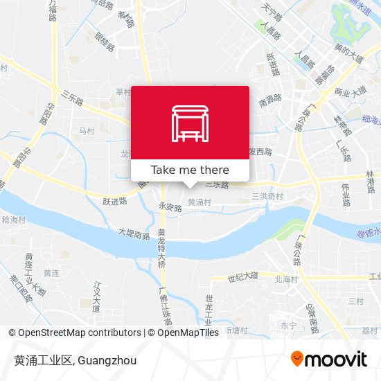 黄涌工业区 map