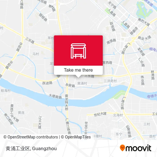 黄涌工业区 map
