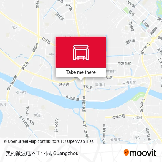 美的微波电器工业园 map