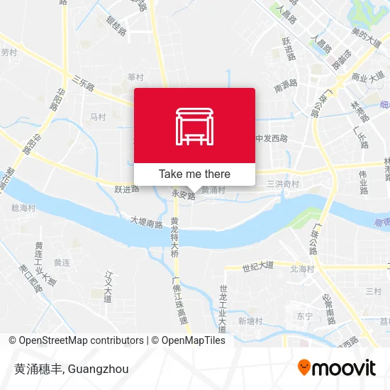 黄涌穗丰 map