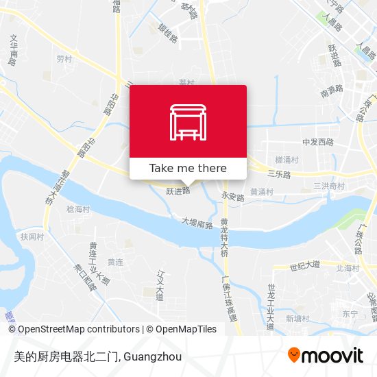 美的厨房电器北二门 map
