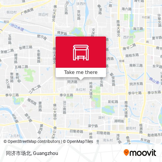 同济市场北 map