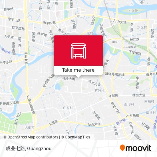 成业七路 map