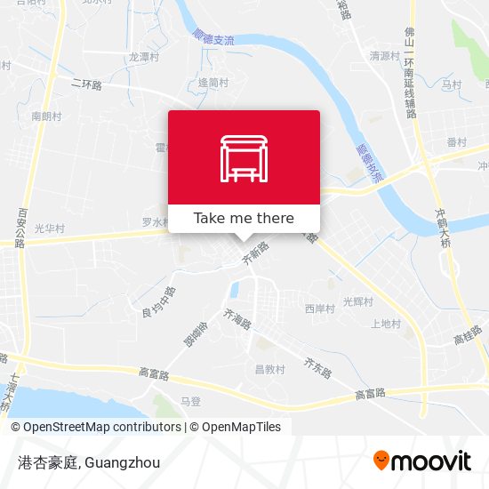 港杏豪庭 map