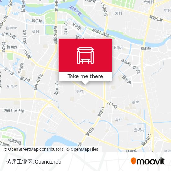 劳岳工业区 map