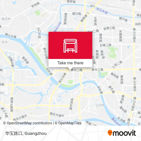 华宝路口 map