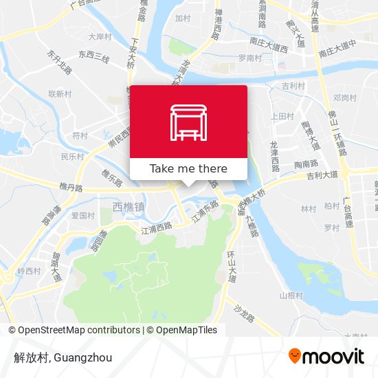 解放村 map