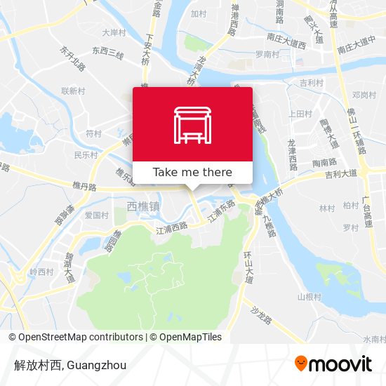 解放村西 map