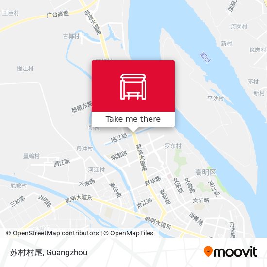 苏村村尾 map