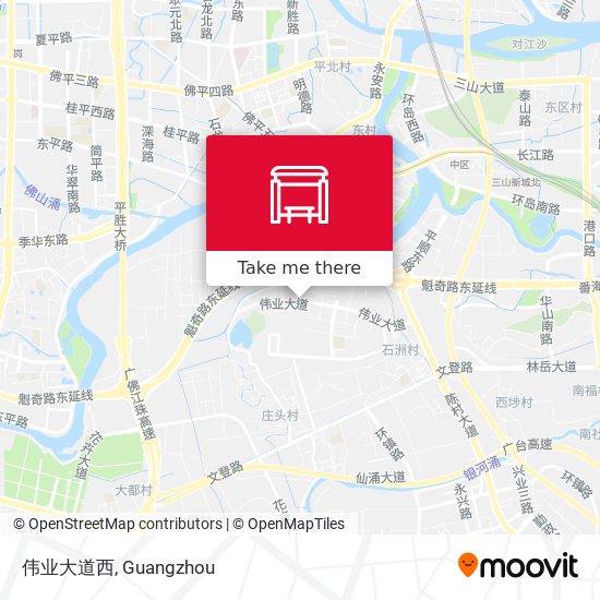 伟业大道西 map