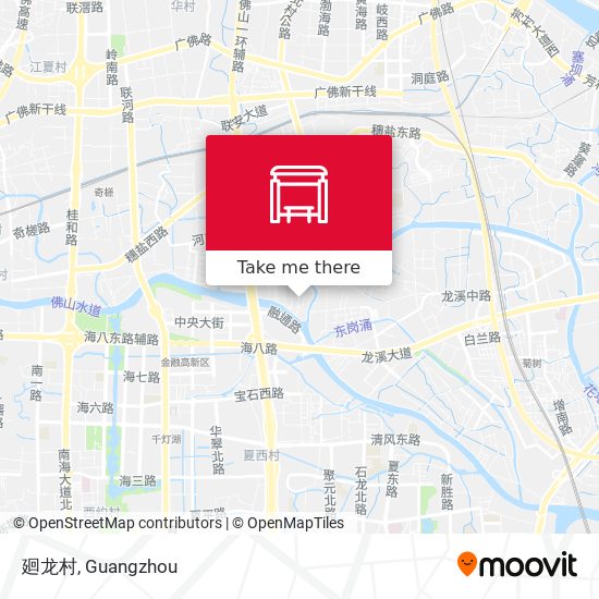 廻龙村 map
