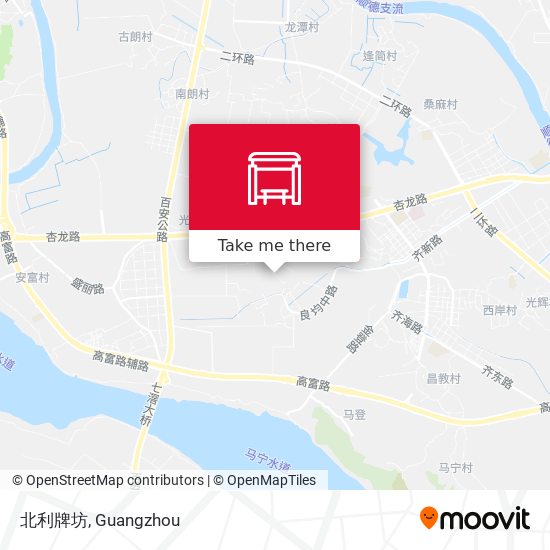 北利牌坊 map