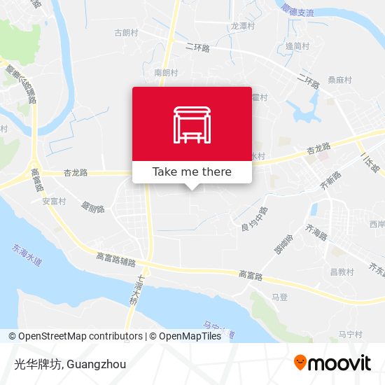 光华牌坊 map