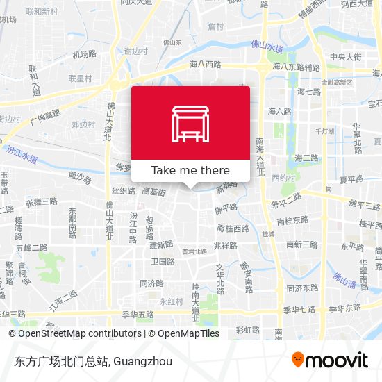 东方广场北门总站 map
