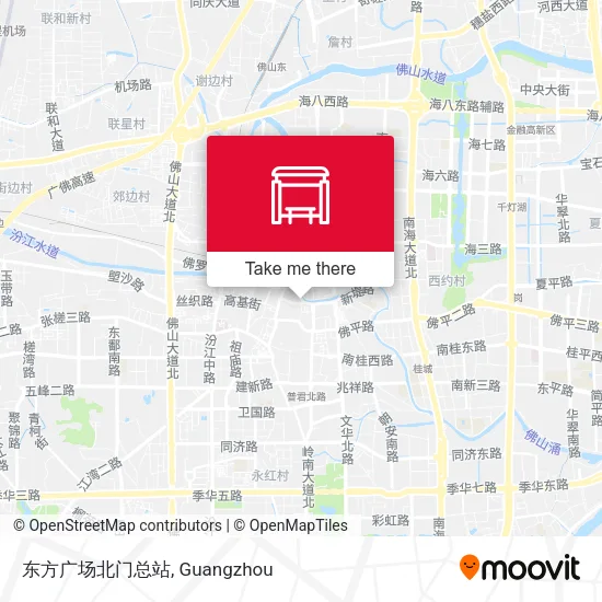 东方广场北门总站 map