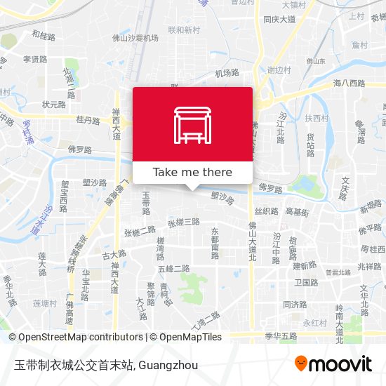 玉带制衣城公交首末站 map