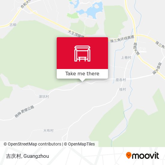 吉庆村 map
