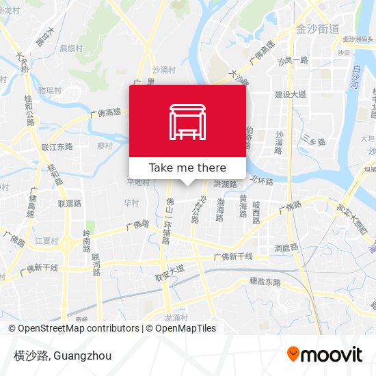 横沙路 map
