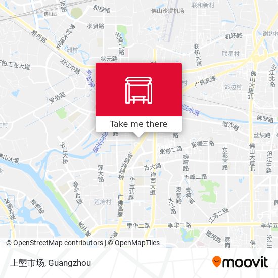 上塱市场 map