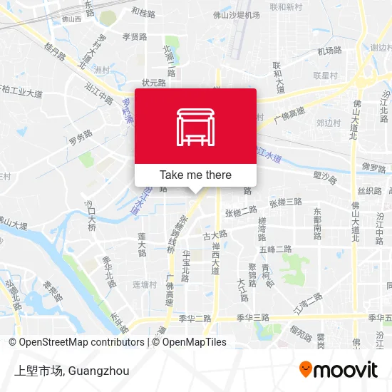 上塱市场 map