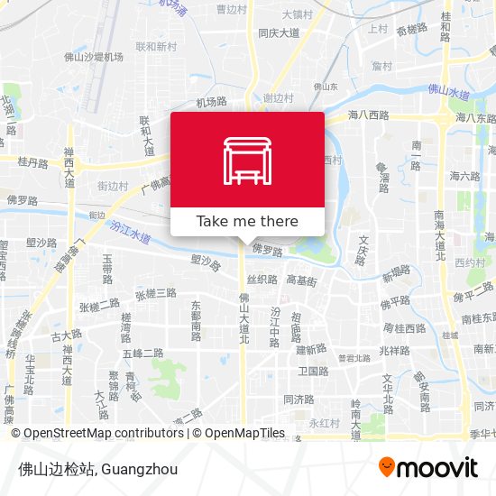 佛山边检站 map