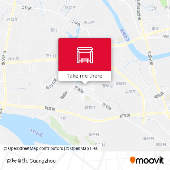 杏坛食街 map