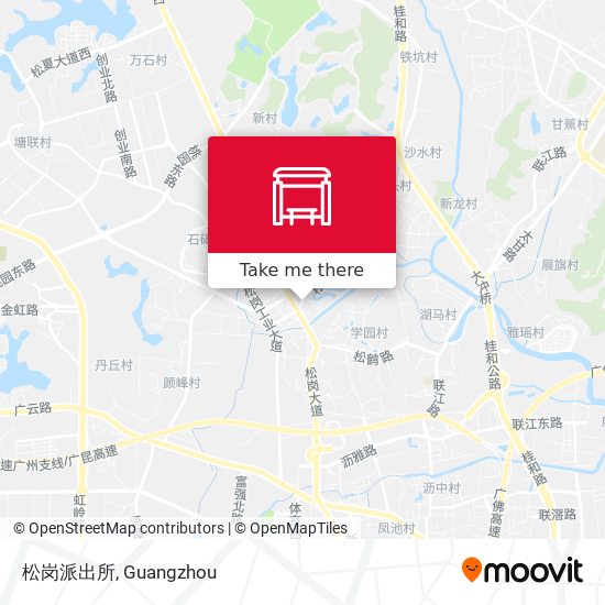 松岗派出所 map