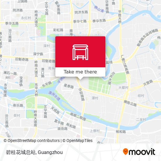 碧桂花城总站 map