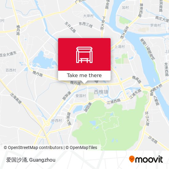 爱国沙涌 map
