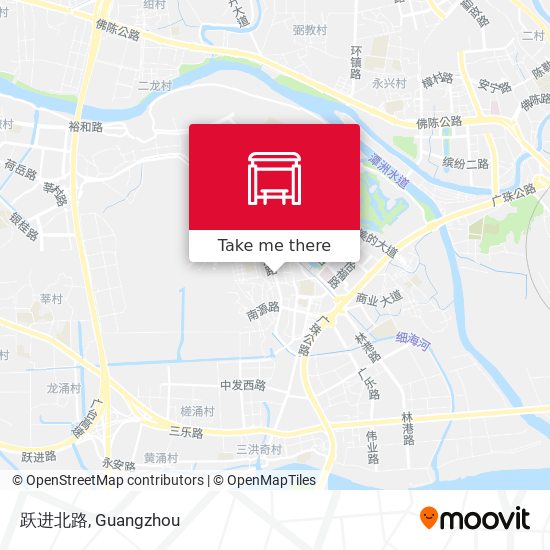 跃进北路 map