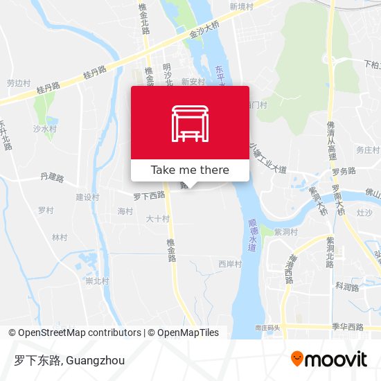 罗下东路 map