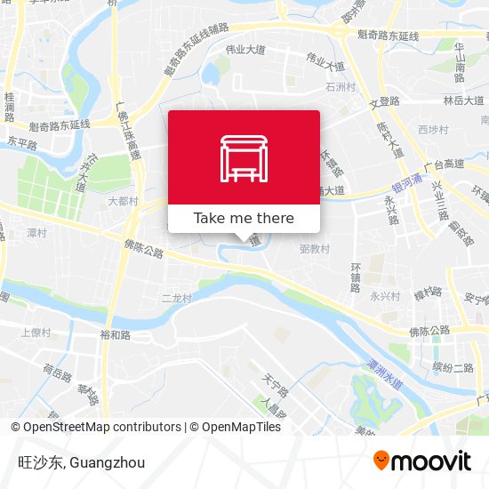 旺沙东 map