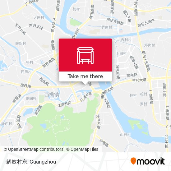 解放村东 map