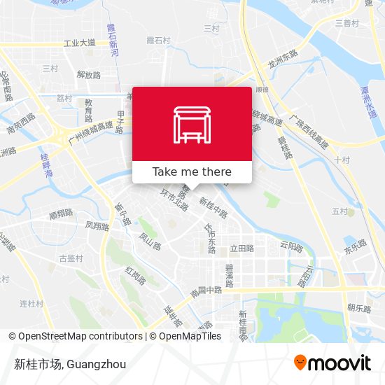 新桂市场 map