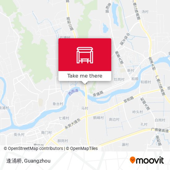 逢涌桥 map