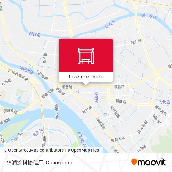 华润涂料捷信厂 map