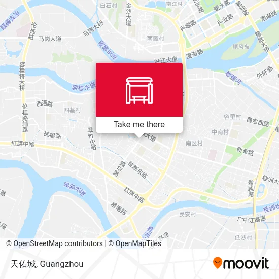 天佑城 map