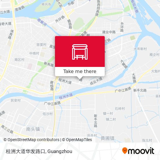 桂洲大道华发路口 map