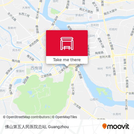 佛山第五人民医院总站 map